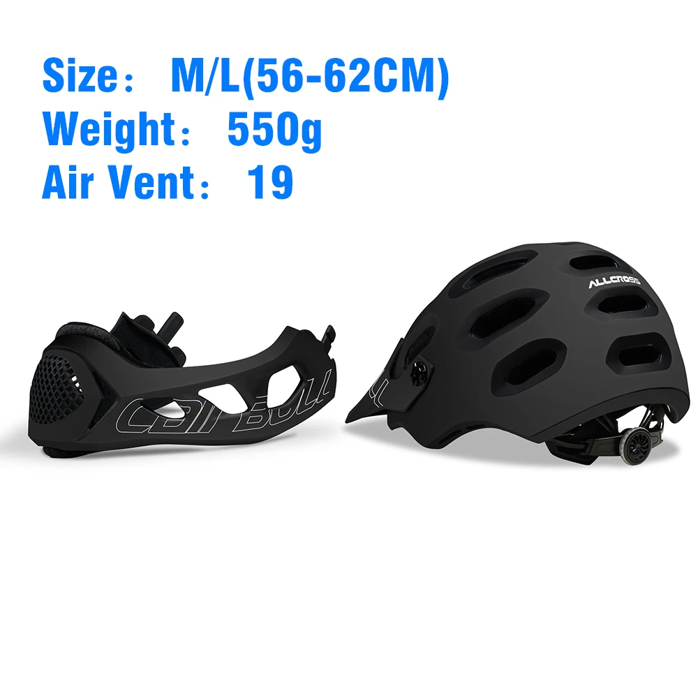 CAIRBULL MTB Road Bicycle Helmet Mountain Full Face Bike Cycling Sports Safety