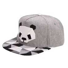 20206 стиль панда Регулируемая унисекс хип-хоп Bboy Кепка, бейсболка Мужская и женская уличная пляжная кепка s Уличная