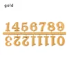 gold arabic number