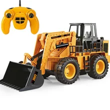2,4 г Электрический пульт дистанционного управления Инженерная модель автомобиля шестиканальный перезаряжаемый симулятор грузовик экскаватор пульт дистанционного управления игрушка