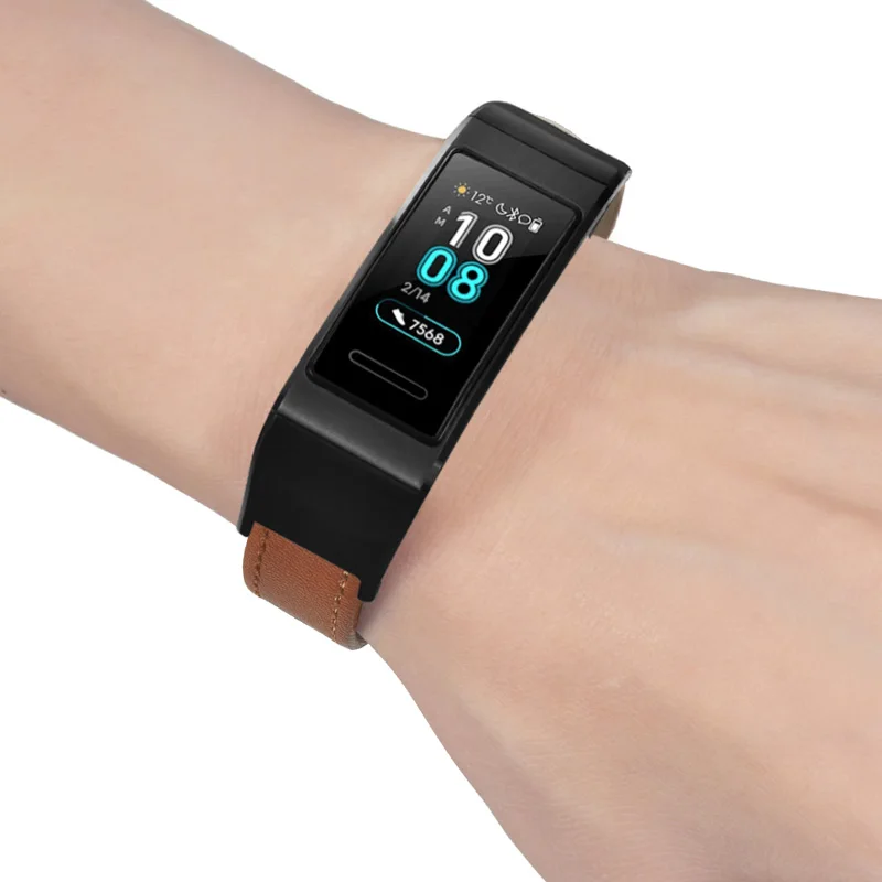 Кожаный ремешок для часов браслет на петле для HUAWEI Band 3/3 Pro ING-SHIPPING