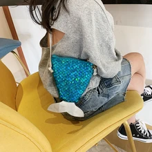 Модная Русалка Блестки Портмоне кошелек сумка через плечо женская сумочка для косметики сумка для карт кошелек ноль детская подарочная сумка