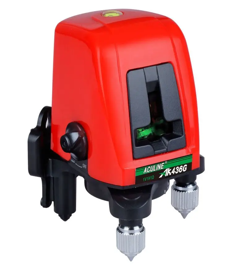 ACUANGLE AK436G Nivel Laser Level 2Line 1 Dots 1V1H 360 degree Self-leveling Cross horizontal vertical Green Line Lazer Levels |