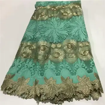 

African Lace Fabrics For Parties Wedding Embroidered Lace Fabric 2020 high quality lace Nigerian Lace Fabric