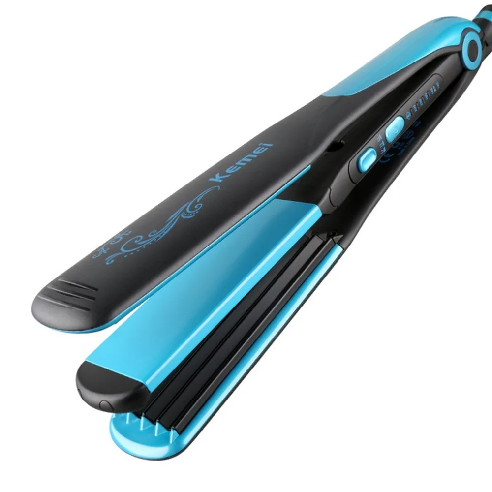

Kemei KM-531 Dual-Use Hair Curler Electric Hair Straightening Machine 2 In 1 Hairdressing Tool Styling Hair Straighter EU Plug