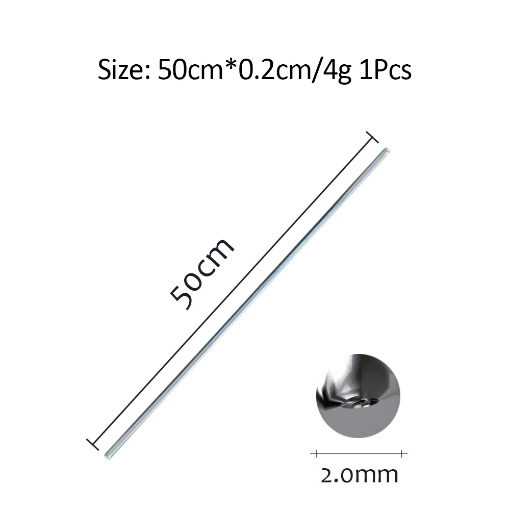 50 шт. серебряная алюминиевая сварочная проволока низкотемпературная металлическая пайка твёрдая пайка стержни 1,6 мм x 45 см с коррозионной стойкостью