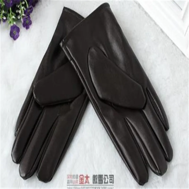 The new winter fashion men's PU leather gloves and velvet touch screen wind bike riding outdoor warm gloves jt-32