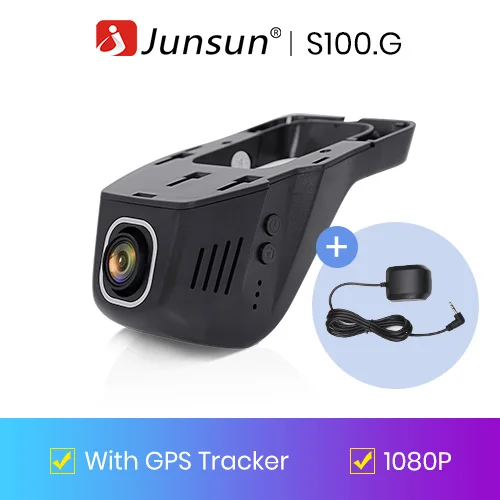 Junsun 4k Автомобильный ВИДЕОРЕГИСТРАТОР 2160 P Сверхвысокое разрешение WiFi Манипуляции Новатэк 96660 Универсальный Автомобильный Видеорегистратор DVR Камеры Видео Регистратор рекордер gps отслеживание ночного Версия - Название цвета: 1080 With GPS Module