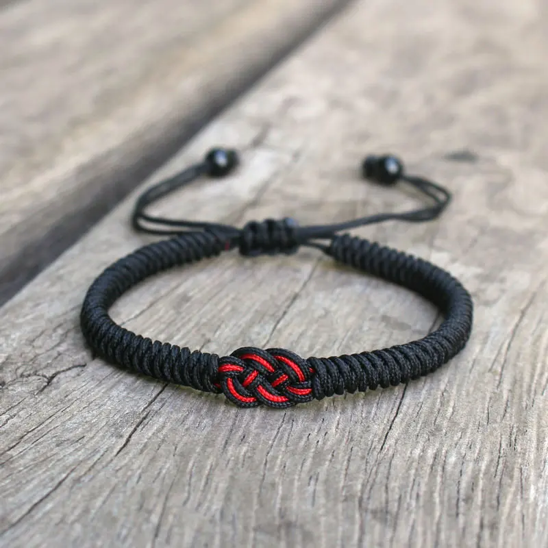 Noter Szerencsés Vörös biliárdgolyó stringed Karcsat mens Nők handmade Alkalmazkodó m Sző braslet Összepárosít braclet Jóga meditációt ékszer pulseras