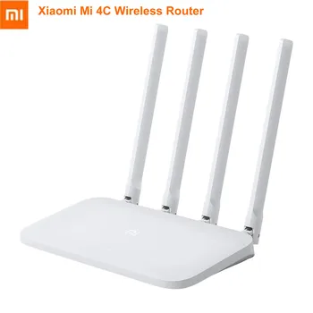 

Original Xiaomi Mi WIFI Router 4C 64 RAM 300Mbps 2.4G 802.11 b/g/n 4 Antennas Band Wireless Routers WiFi Repeater APP Control