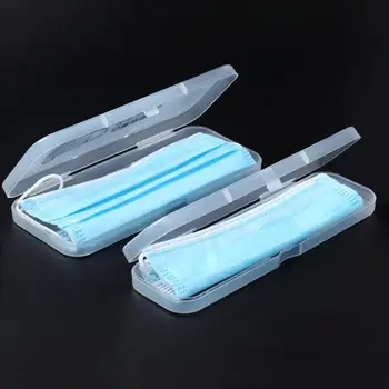 

Mask Storage Box Dustproof Portable Face Cover Insulation Case Holder Face Shield Organizer Smooth Touch Quick Delivery New