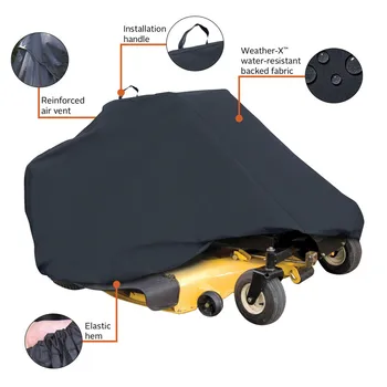 

200X140X116cm Tractor Cover Oxford Cloth Waterproof Sunscreen Antifreeze Tractor Lawn Mower Overlay All-Purpose Cover