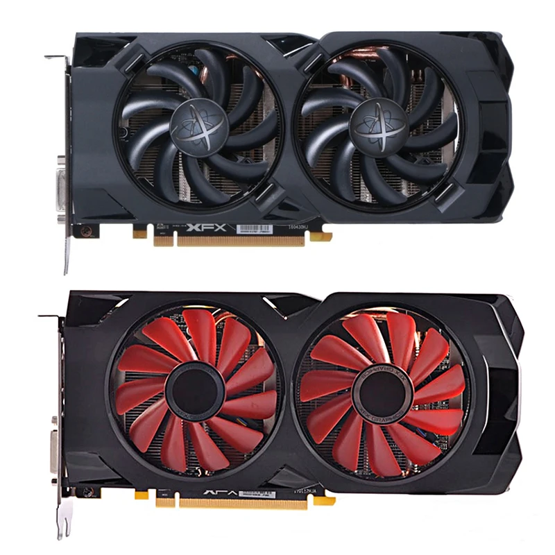 Б/у видеокарты XFX RX 470 4GB 256bit GDDR5 для настольных ПК и игр видеокарта не майнит rx 470D