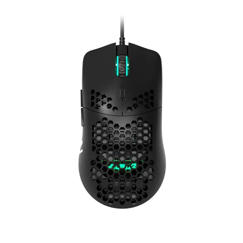 

AJ390 Lightweight Wired Mouse Hollow-out Gaming Mouce Mice 6 DPI Adjustable 7Key