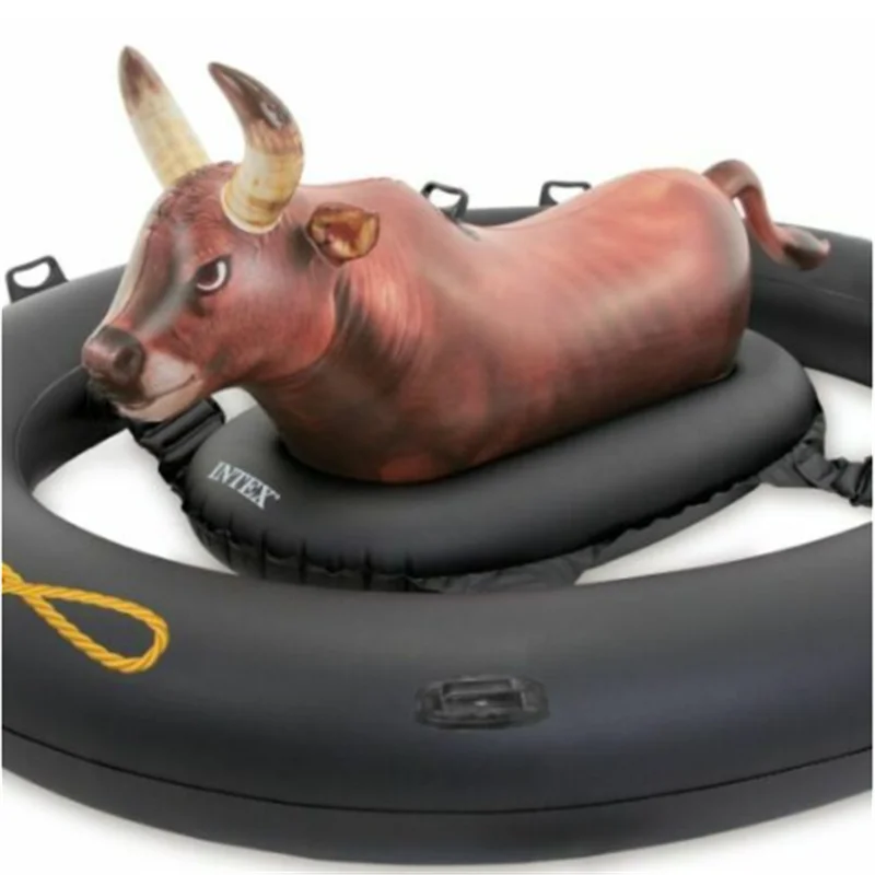 inflatable pool bull