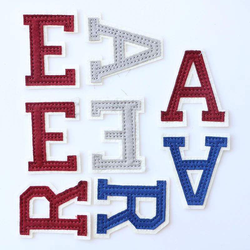 Высококачественная вышитая аппликация в виде буквы A R E нашивки для кавайной