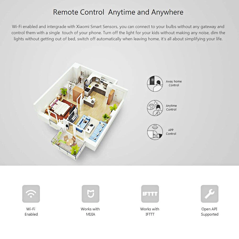 Cena Xiaomi yeelight E27 żarówka inteligentne wifi RGB 9W 220V żarówka ledowa magiczny ściemniacz dla Alexa Google Home Mijia pilot aplikacji domowej