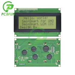 New 2004 204 20X4 Character LCD Display Module Yellow Backlight Black Text 20 Characters x 4 Line For Arduino 5V with Controller