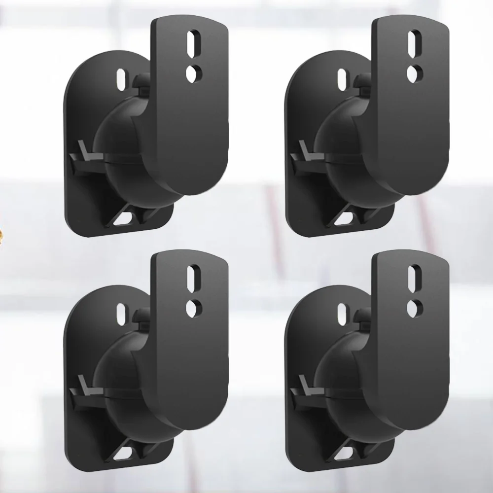 4PCS Universal Speaker Wall Mount Bracket Ceiling Stand Clamp with Adjustable Swivel and Tilt Angle Rotation for Sony | Электроника