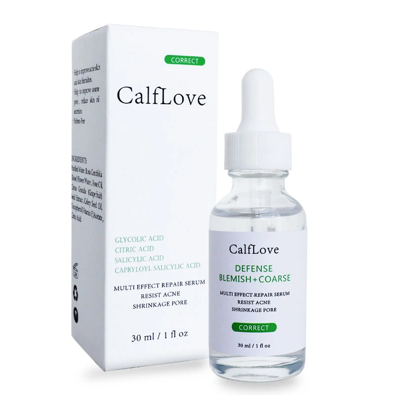 Раствор салициловой кислоты CalfLove сыворотка для лица лечение акне эссенция