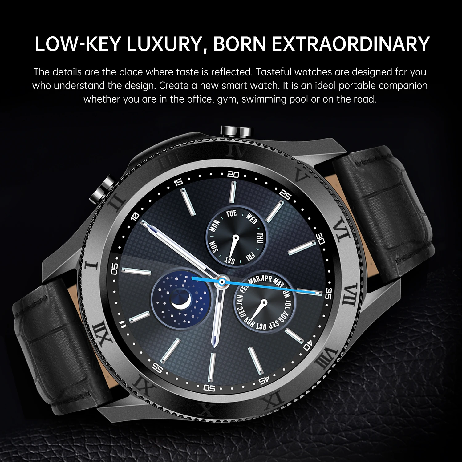 LUCK ANGEL 2021 New 1.35 Inch Screen Bluetooth Smart Watch Men for Samsung Galaxy Watch 4 Amazfit Smart Watch Women Apple Watch