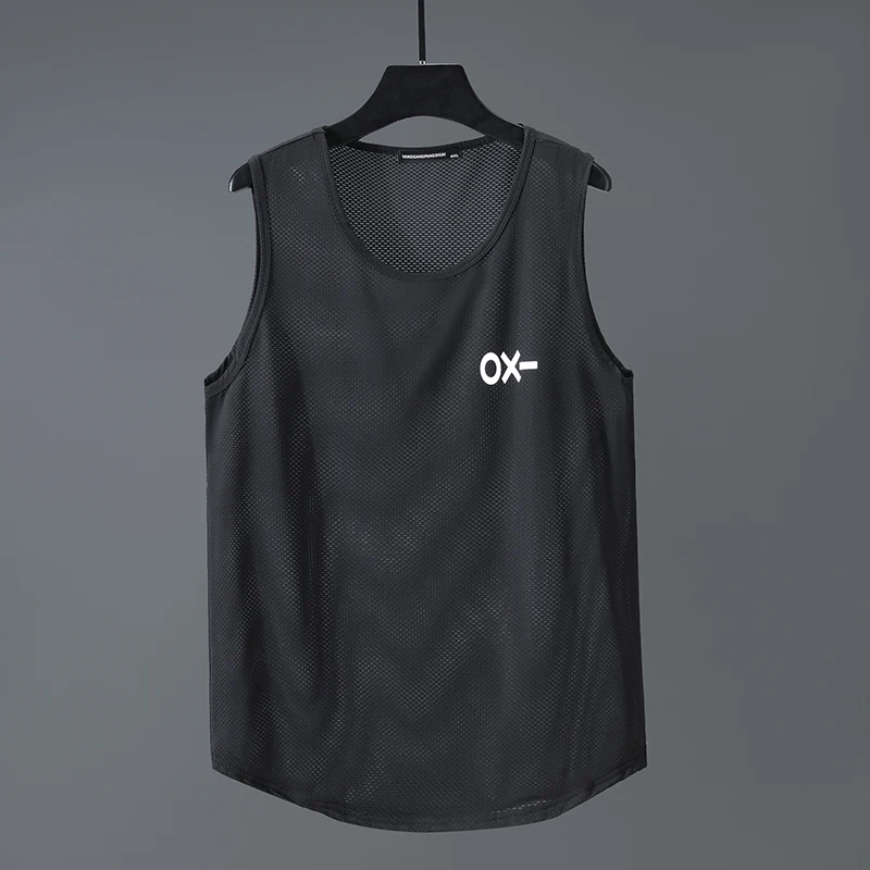 Camiseta de tirantes de marca para hombre, camiseta sin mangas transpirable de secado rápido, de talla grande 11XL 10XL 9XL 8XL
