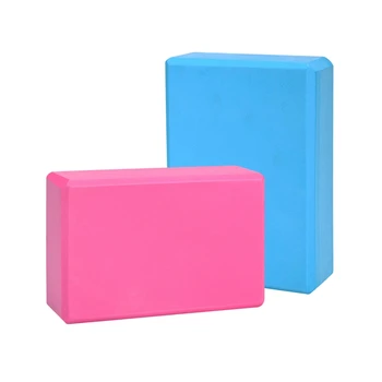 

2Pack Yoga Blocks, High Density EVA Foam Brick Provides Stability Balance & Support, Improve Strength and Deepen Poses - Great f