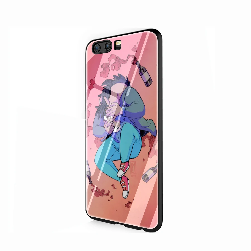 G12 EWAU Конь БоДжек одинокий стеклянный чехол для телефона huawei P20 30 P Smart Mate20 pro Lite Honor9 10 Lite - Цвет: G12
