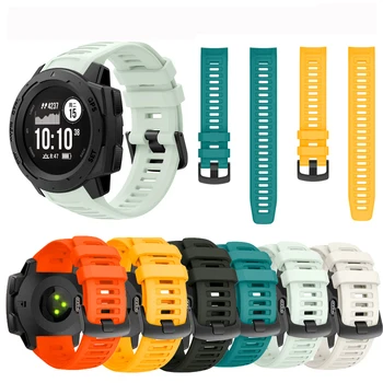 

22mm Watch Band for Garmin Instinct Smart Watch Strap Silicone Replacement Wristband Sport Bracelet for Garmin Instinct Correa