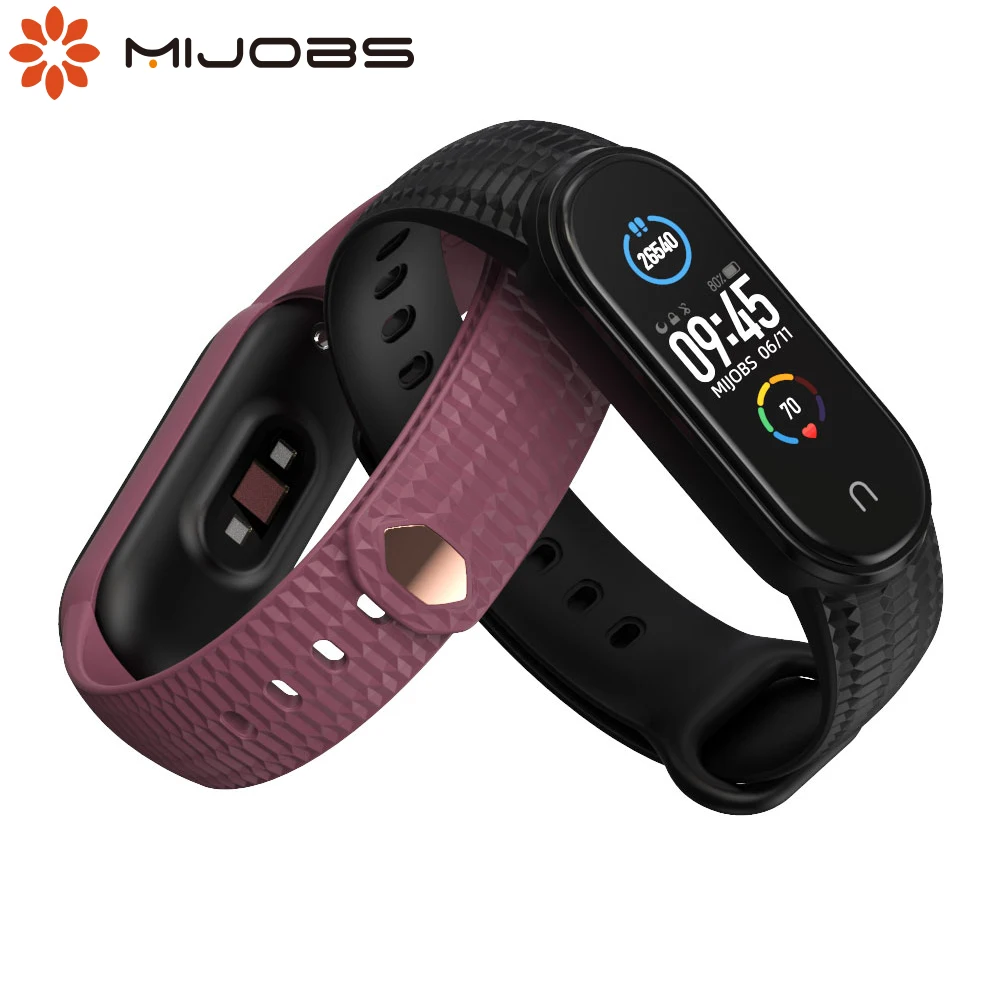Ремешок для Mi Band 6 5 4 3 Global силиконовый полупрозрачный браслет Smart | Электроника