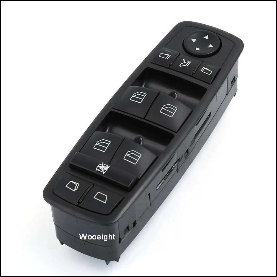 Wooeight 2518300390 Черный Автомобильный передний левый переключатель, пригодный для Mercedes Benz GL R Class GL320 GL350 GL450 R280 R300 R320