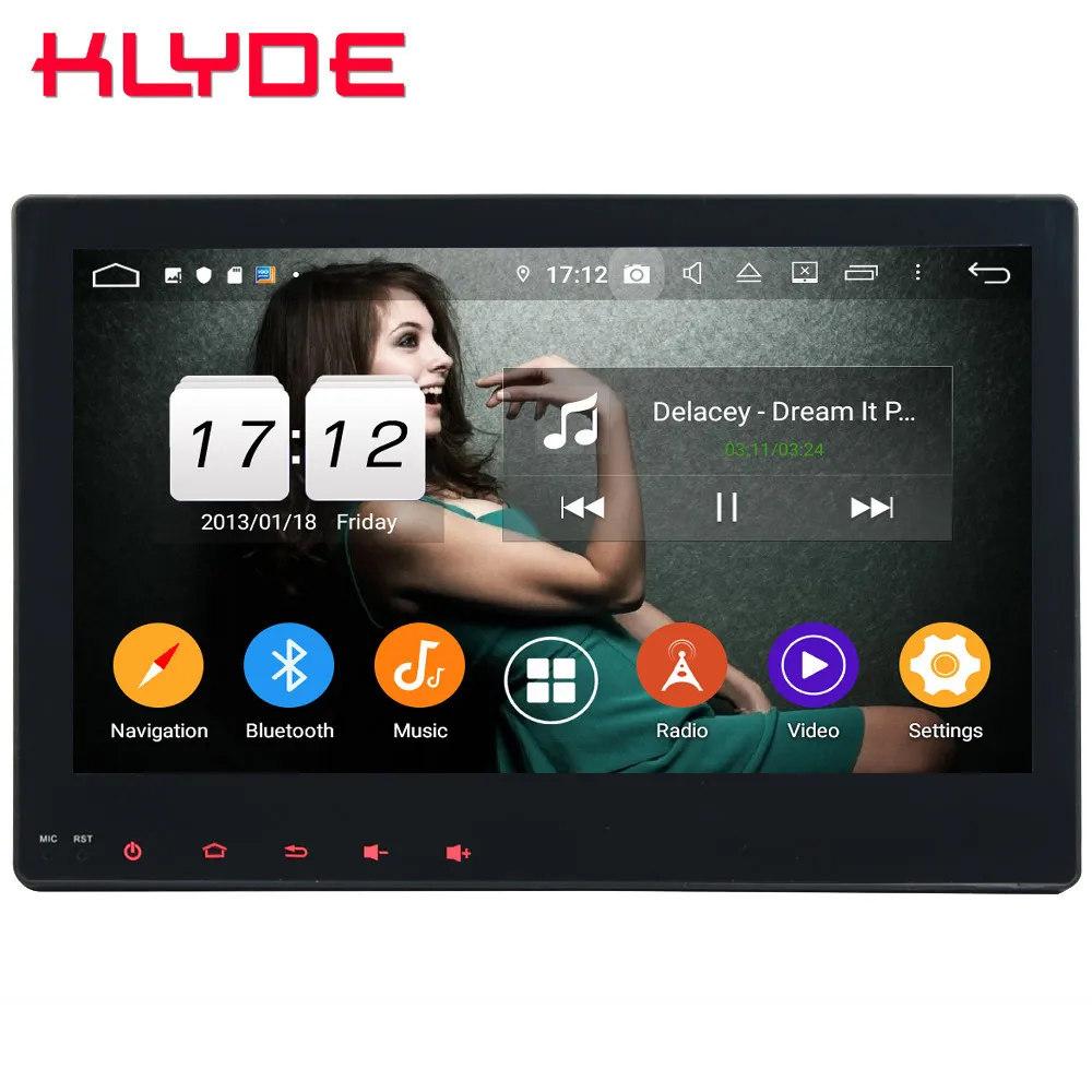 Klyde 10," ips 4G wifi Android 9 Восьмиядерный 4 Гб ОЗУ 64 Гб ПЗУ DSP BT автомобильный DVD мультимедийный плеер стерео для Toyota Hilux