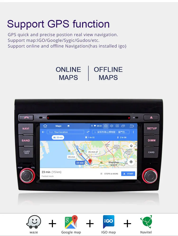 Perfect TOPBSNA 2 Din 8 CORE Android 9.0 Car DVD Player for Fiat Bravo 2007-2012 WIFI Multimedia GPS Stereo Car Radio headunit auto RDS 5