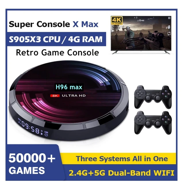 Retro Video Game Consoles Super Console X Max 4K HD Wifi With