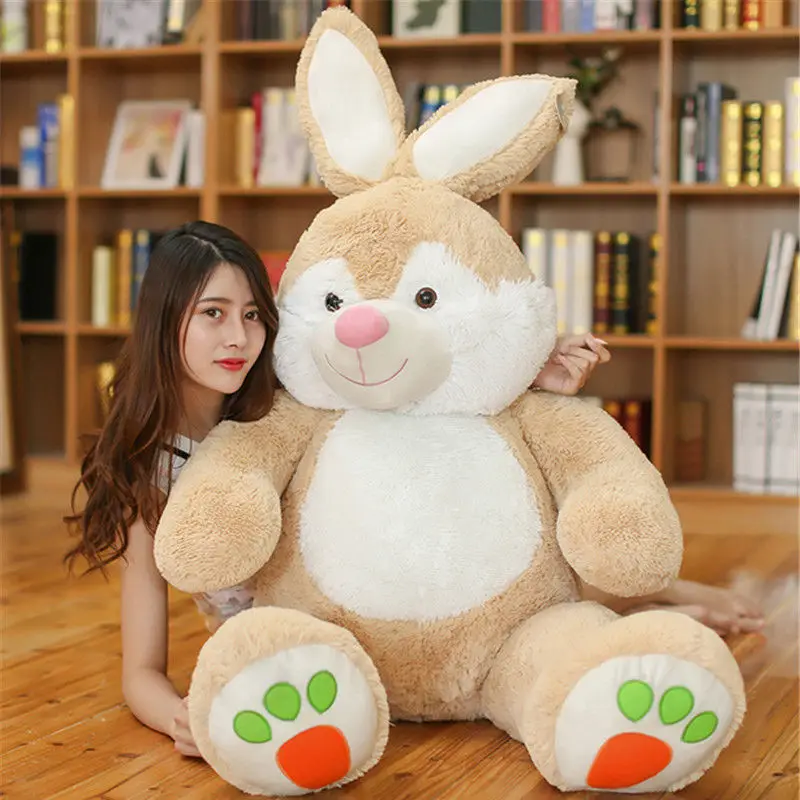 Giant Big Animal Rabbit Plush Toys Soft Large Stuffed Animals Doll Kids  Gift New Cute Pp Cotton - Stuffed & Plush Animals - AliExpress