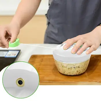 

Vegetable Chopper Household Shredder Blender Garlic Grater Vegetable Fruit Twist Kitchen Shredder Manual Meat Grinder Chopper