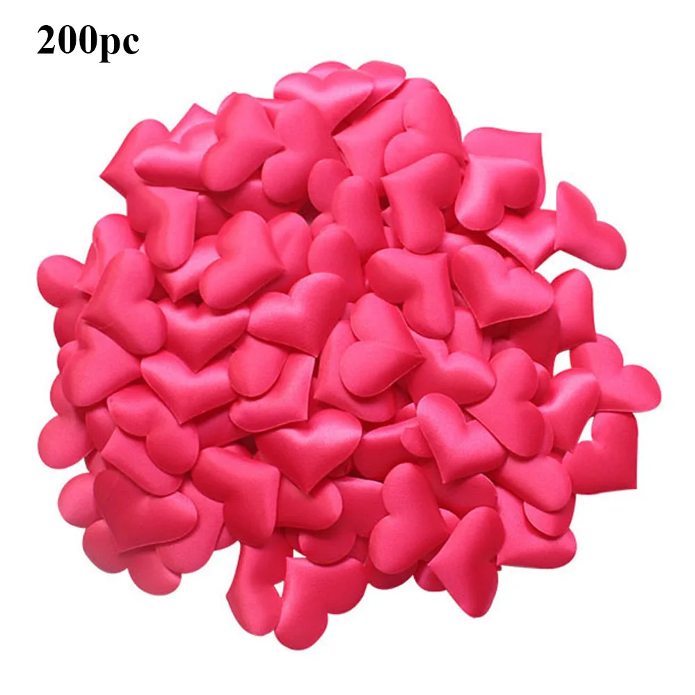 2cm rose red 50/100/200 шт сердце Форма ручной пледы свадебные конфетти Цветной Бумага Конфетти Свадебные Обручение стол посыпать Цветы украшения - Цвет: 2cm rose red