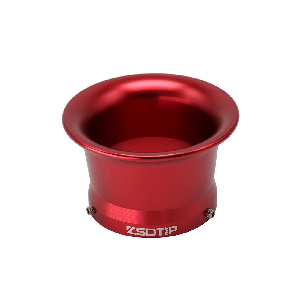 ZS Racing 50 мм МОТОЦИКЛ КАРБЮРАТОР воздушный фильтр для PWK 21 24 26 28 30 PE 28 30 Refit карбюратор воздушный фильтр чашка ветер чашки цвет - Цвет: Красный