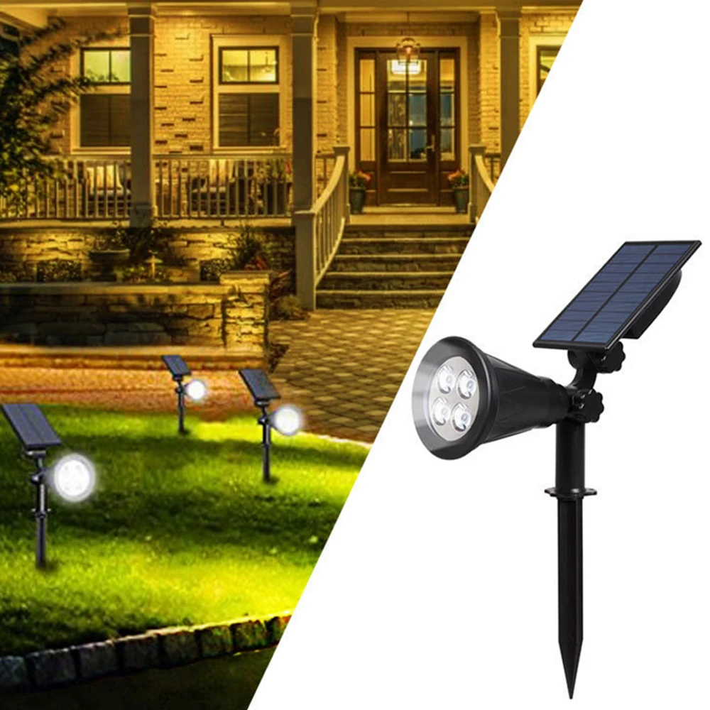 

Solar Landscape Lamp LED Lawn Lamp Outdoor Waterproof RGB Ground Spotlight For Garden Decoration