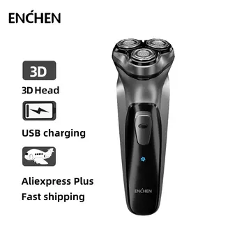 

Enchen BlackStone 3D Electric Shaver Razor Men's Washable Type-C USB Rechargeable Shaver Beard Trimmer Portable Electric Shaver