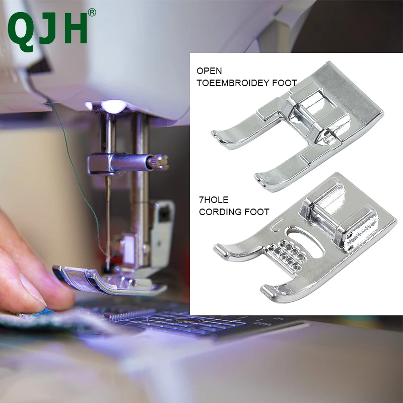 Set De 10 Prensatelas Para Máquina De Coser - Compatible Con Singer, Brother, Alfa Y Más - Incluye Prensatelas Para Cuero Y Dobladillo