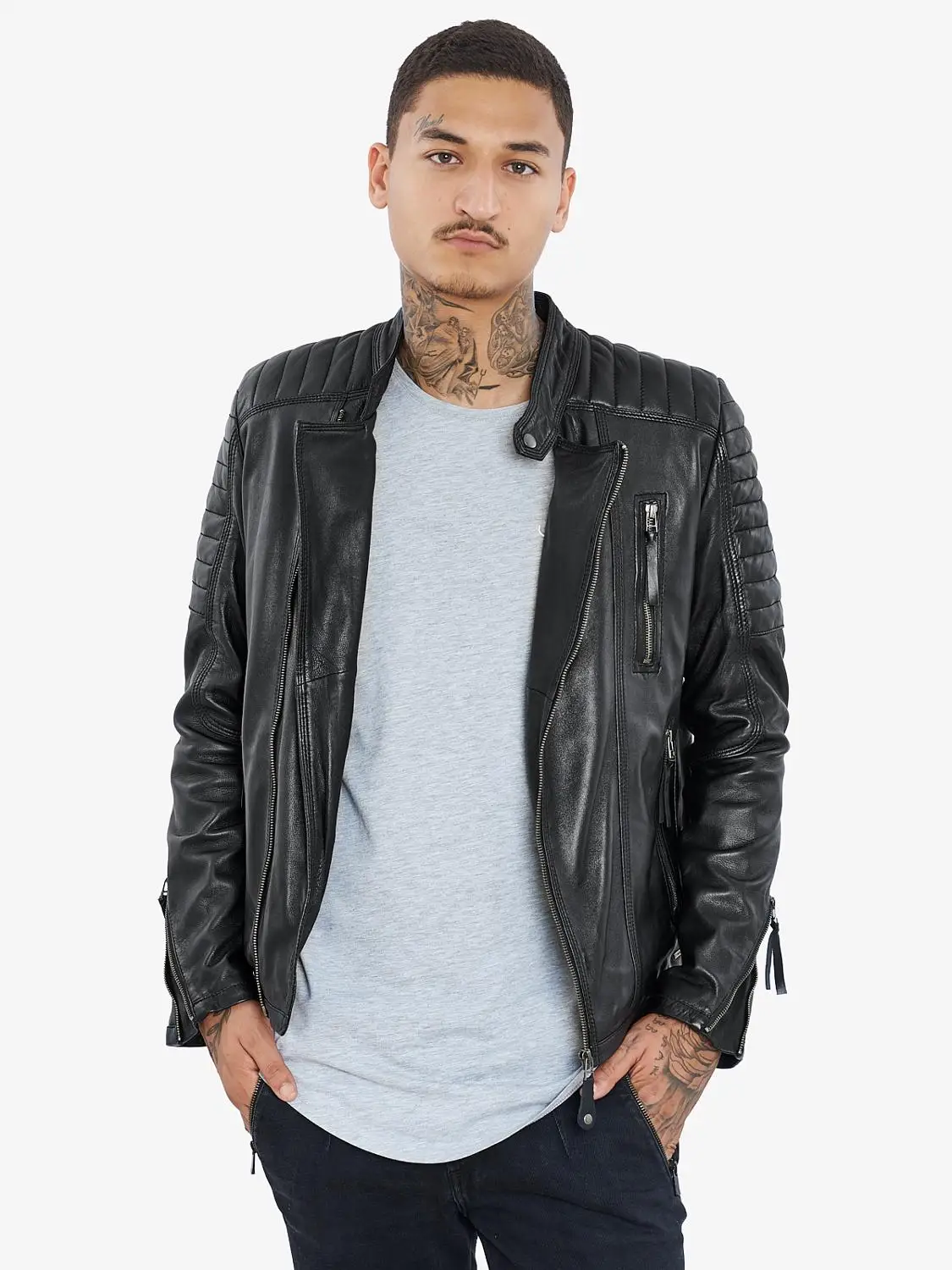 VAINAS, европейский бренд, мужская кожаная куртка для мужчин, зимняя натуральная кожаная куртка, мотоциклетная куртка, байкерские куртки, Charlie SUC