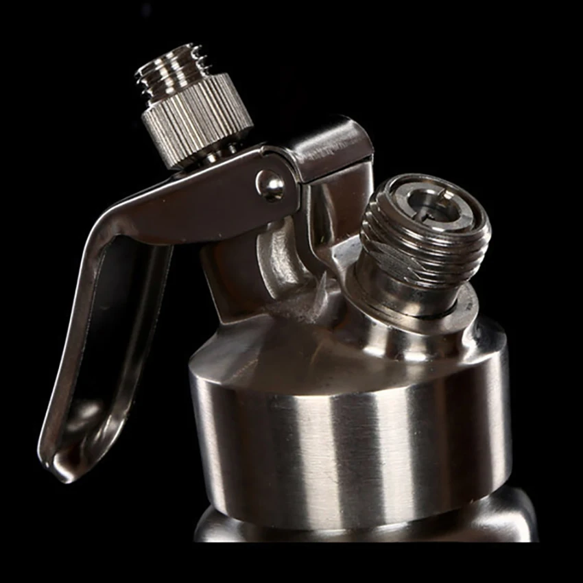 0.5L/1L Профессиональный дозатор для взбитых сливок из нержавеющей стали с 3 насадками, щетка для очистки кухонные наборы для десерта взбиватель сливок