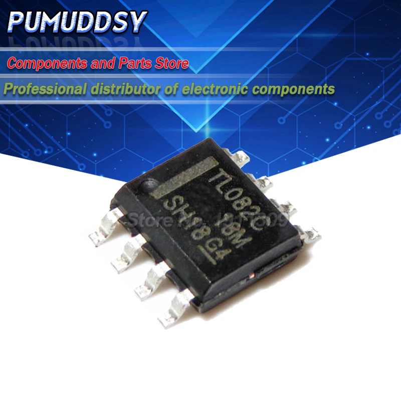 10 шт. TL082CDR лапками углублением SOP-8 TL082C SOP TL082 082CDR SOP8 SMD | Электронные компоненты и