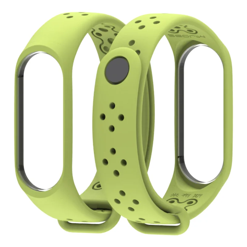 Силиконовый браслет для Mi Band 3 с ремешком Xiaomi спортивный смарт mi band 4 ремешок Correa