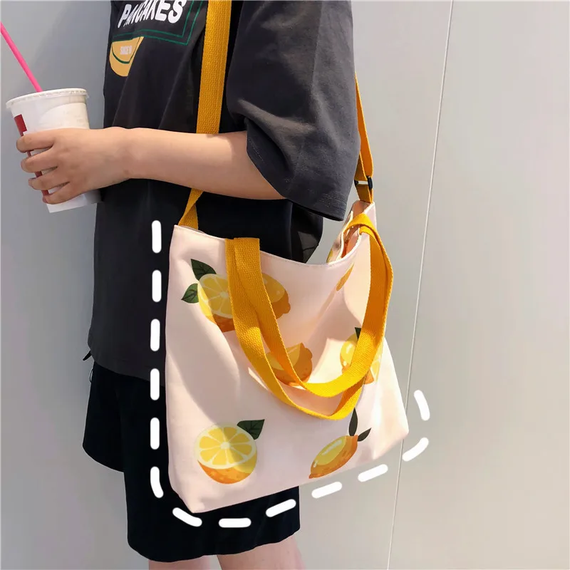 

Processing Sample Canvas Bag INS Students Large Bag Shopping Bag Shoulder Bag One-Shoulder Handbag