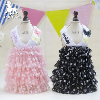 

Pet Clothes Dog Clothes Skirt Pet Clothes Teddy Bear Spring And Summer 18 Two Butterfly Suspender Skirts Dog Coat