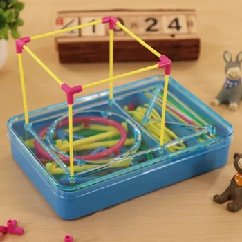 

Geometric Shape Assembled Toys for Children 3D Building Kit Kids Geometry Math Educational Toys School Teaching Aids
