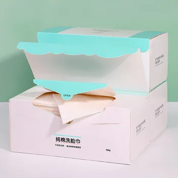 

Facial Clean Decimation Disposable Washcloth 100 Pieces Cotton Cosmetic Towel