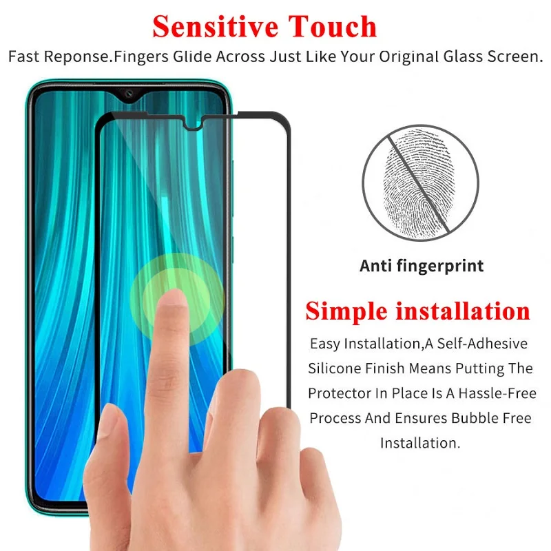 защитное стекло Redmi Note 8 Pro 8T 8A для объектива камеры Защитная пленка экрана Xiaomi 9D